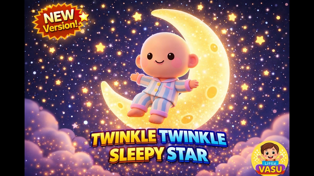 Sleepy Moon Lullaby 🌙✨ | Bedtime Song for Kids