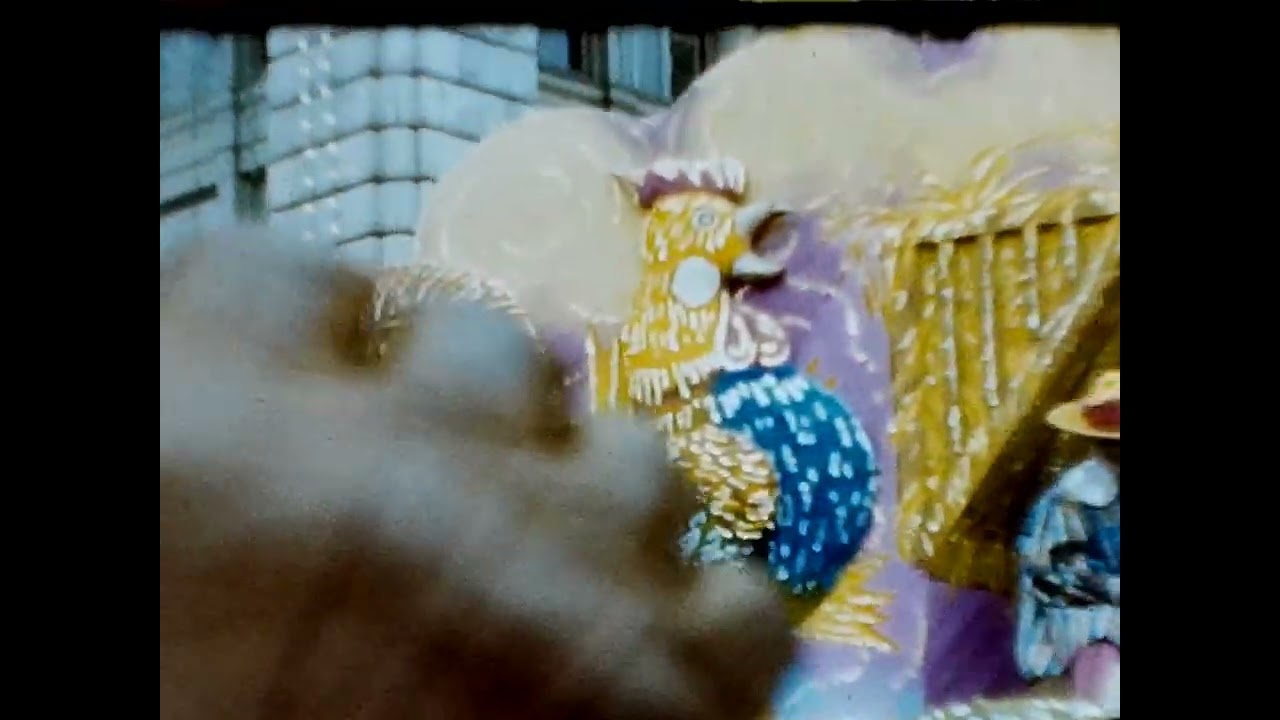 1949 New Orleans, LA Mardi Gras Parade: Fishermen's Castle : vintage 8mm film, stock footage