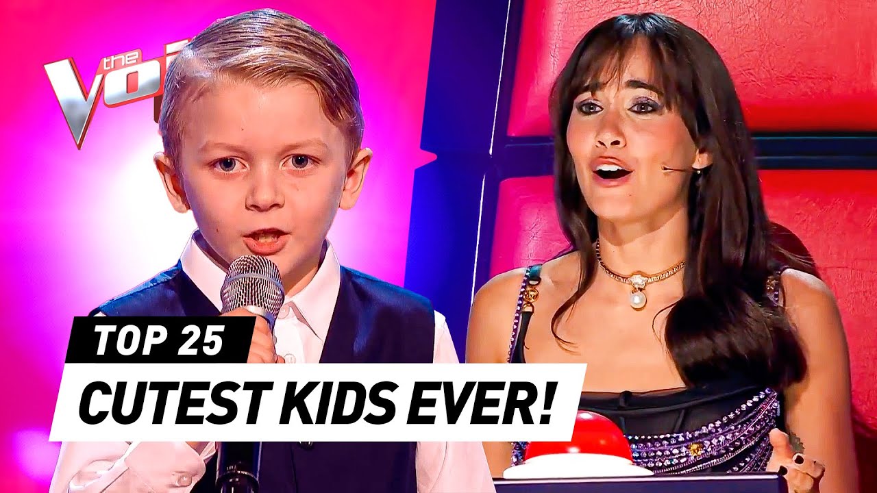 The CUTEST Blind Auditions on The Voice Kids!