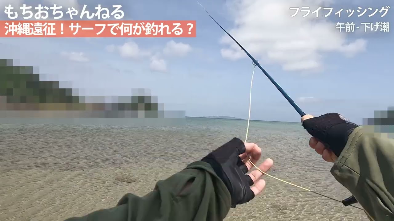 【フライフィッシング】沖縄遠征！サーフで何が釣れる！？