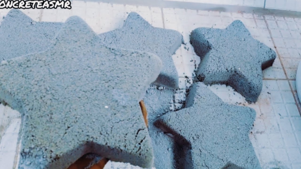 ASMR ✅ PURE SOFT CEMENT SAND ✨ | Dry Dusty STAR ⭐ Crumbling ASMR