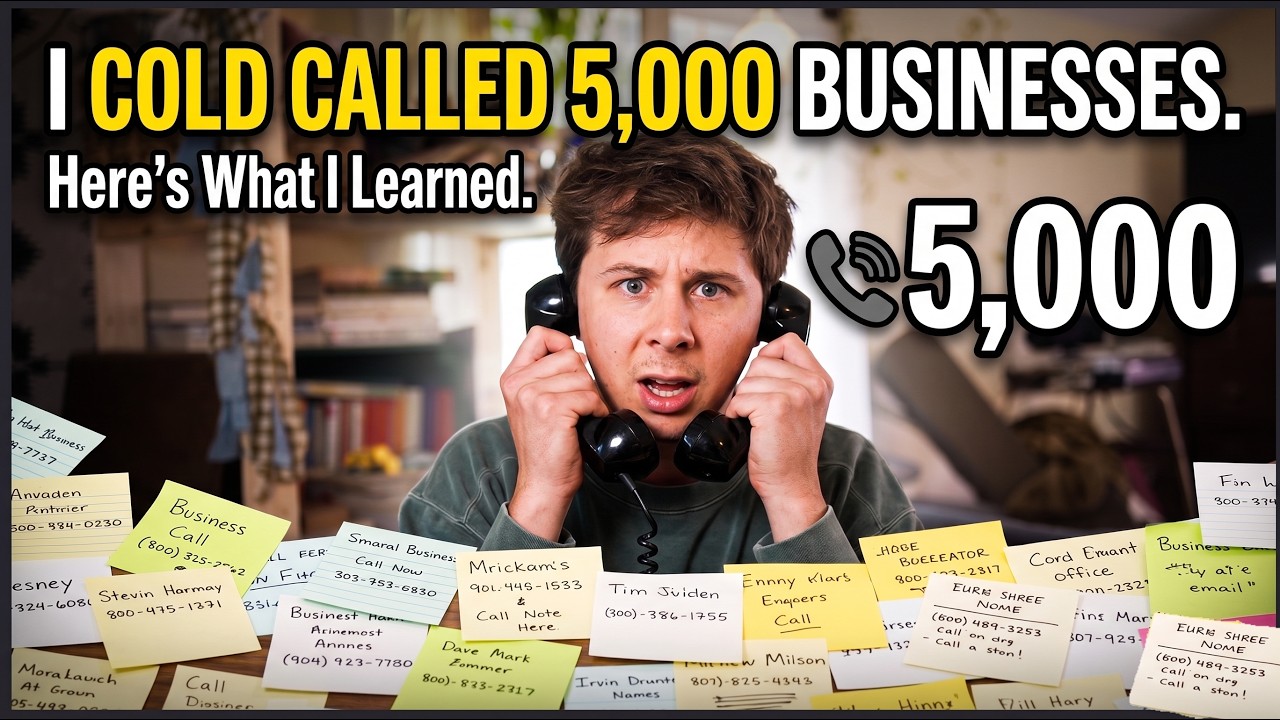 I Cold Called 5,000 Businesses to Sell Websites. Here's What I Learned.