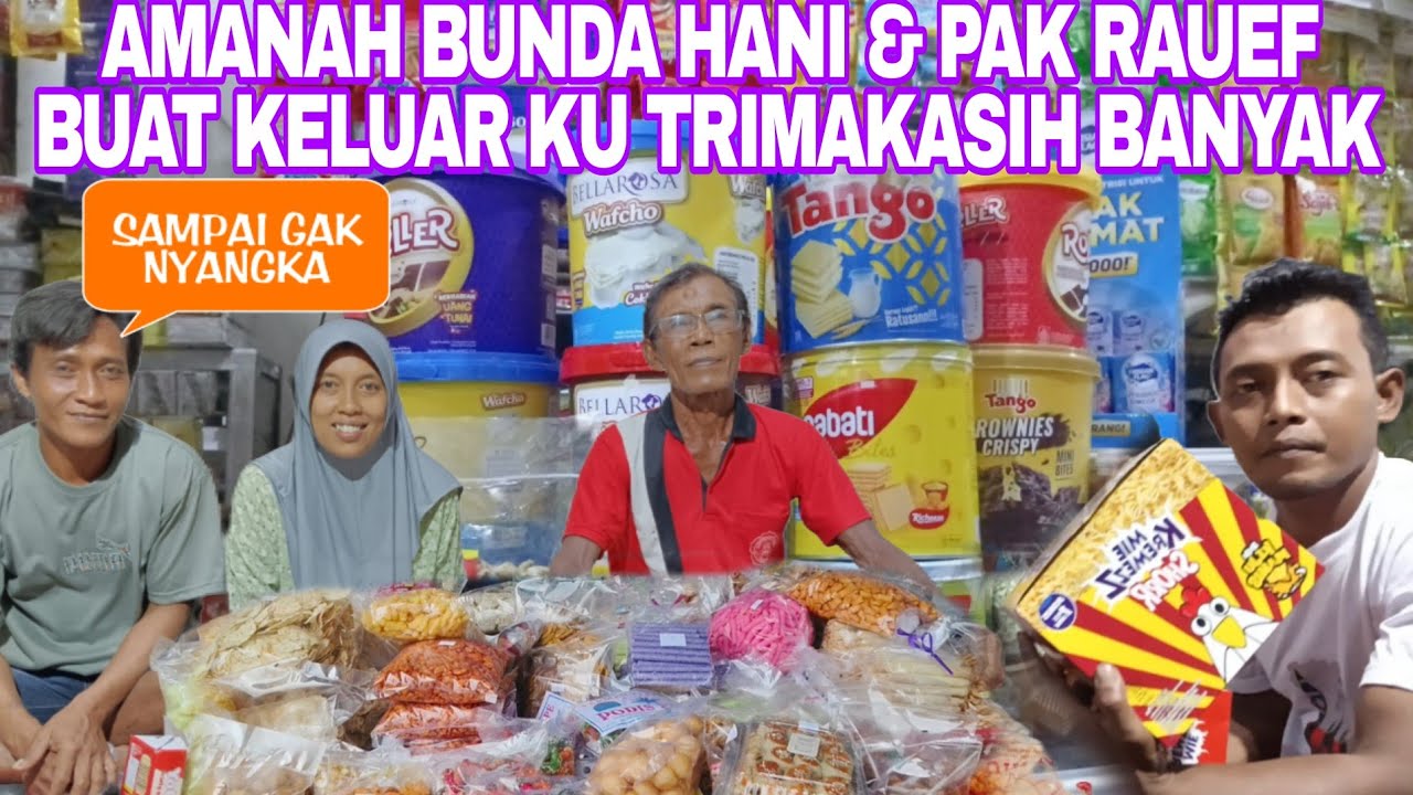 KASIH AMANAH BUAT KELUARGA KU DARI BUNDA HANI DAN PAK RAUEF