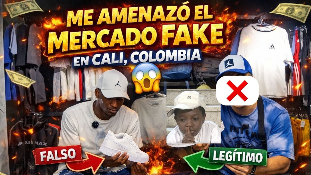 ME AMENAZO EL MERCADO FAKE 😡EN CALI, COLOMBIA 🔥
