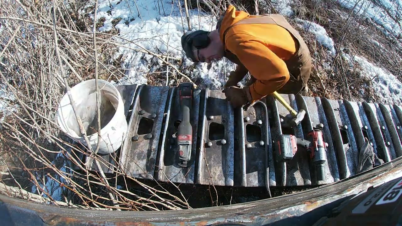 How To Change Steel Track Pad Bolts