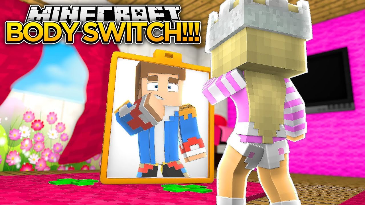 BODY SWITCH w/ LITTLE DONNY!!!- Minecraft - Baby Leah Adventures.
