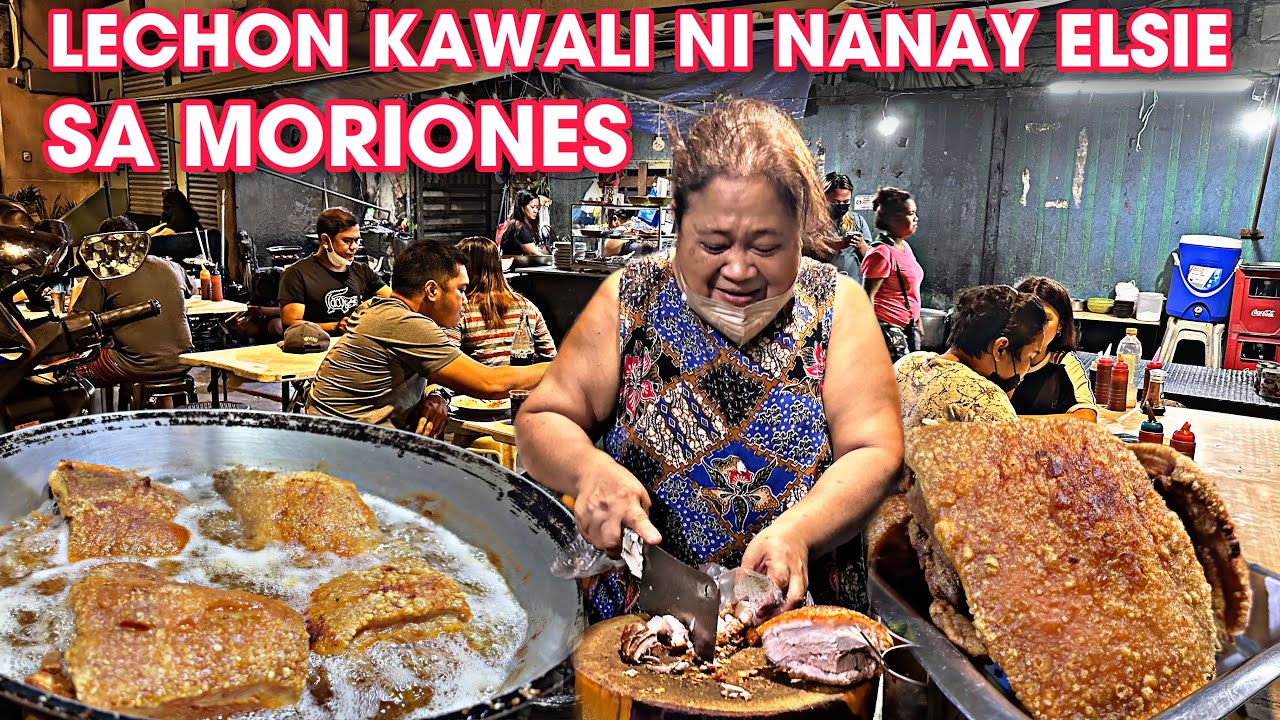 LECHON KAWALI AT MARAMI PANG IBA SA BANGKETA | MANILA STREET FOOD | MORIONES TONDO FOOD TRIP!