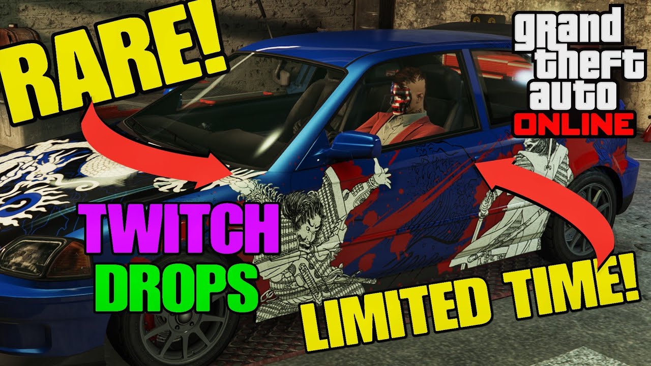 Как получить редкие ограниченные по времени Twitch Drops в GTA Online!
