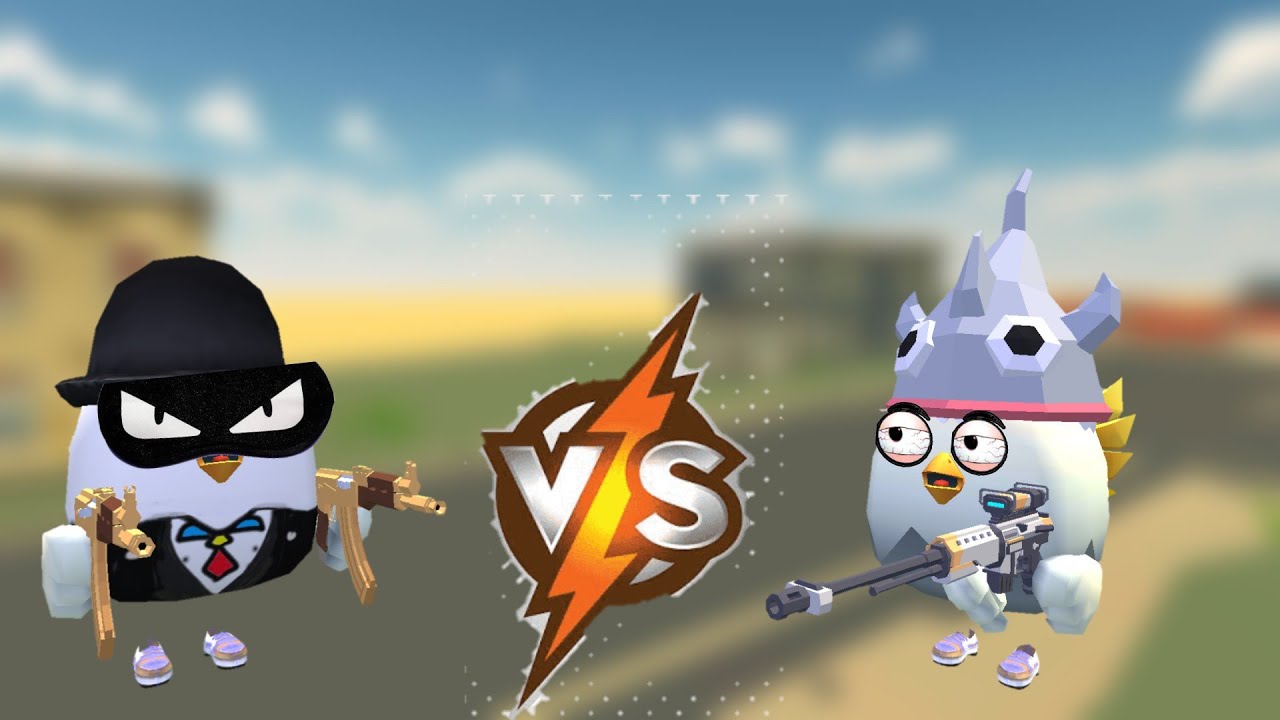 @DragonDudeOfficial vs @bloodyplayercg || duel gameplay in chicken gun 😵
