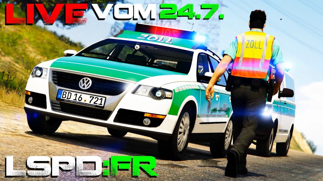 URLAUBSKONTROLLEN 🚔 - GTA 5 LSPD:FR #218 🔴 LIVE vom 24.07.19 - Daniel Gaming