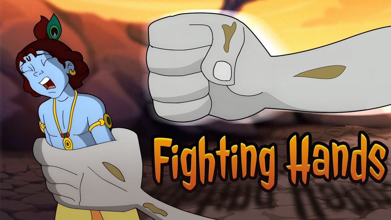 Krishna The Great - Fighting Hands | कृष्ण-बलराम की जोड़ी | Hindi Cartoons For Kids