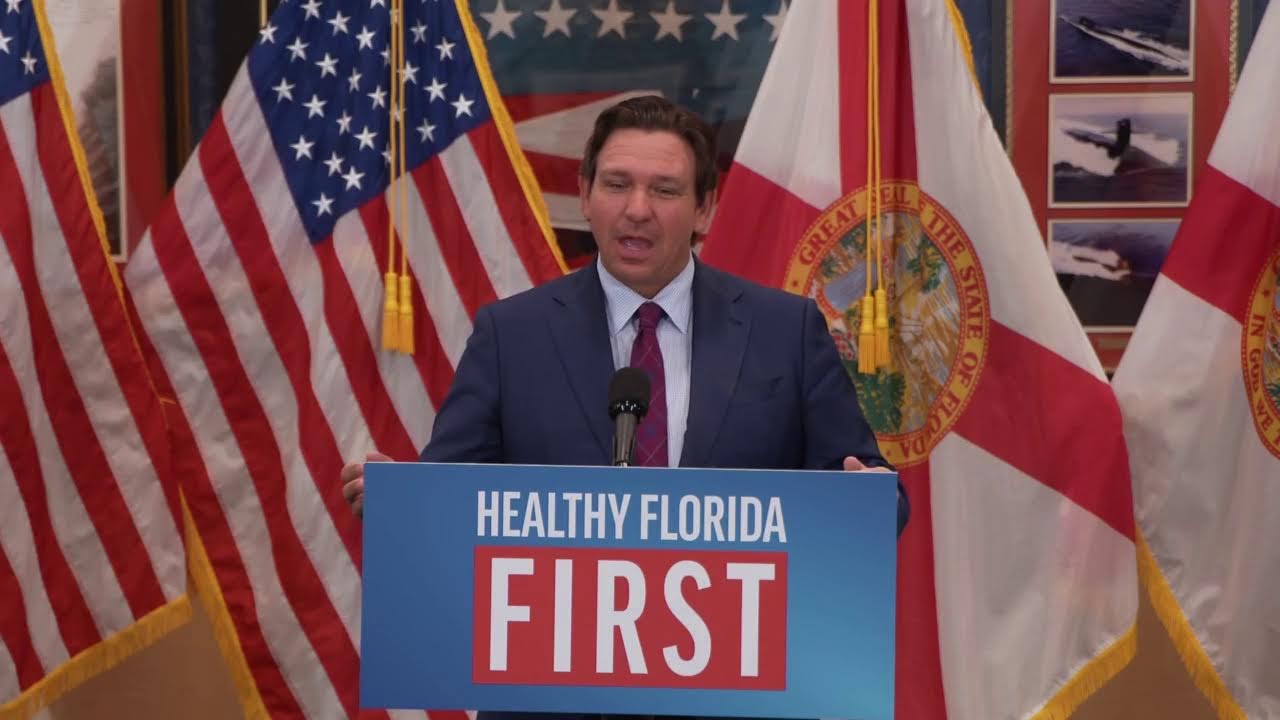 Governor Ron DeSantis and First Lady Casey DeSantis Make &ldquo;Healthy Florida First&rdquo; Announcement