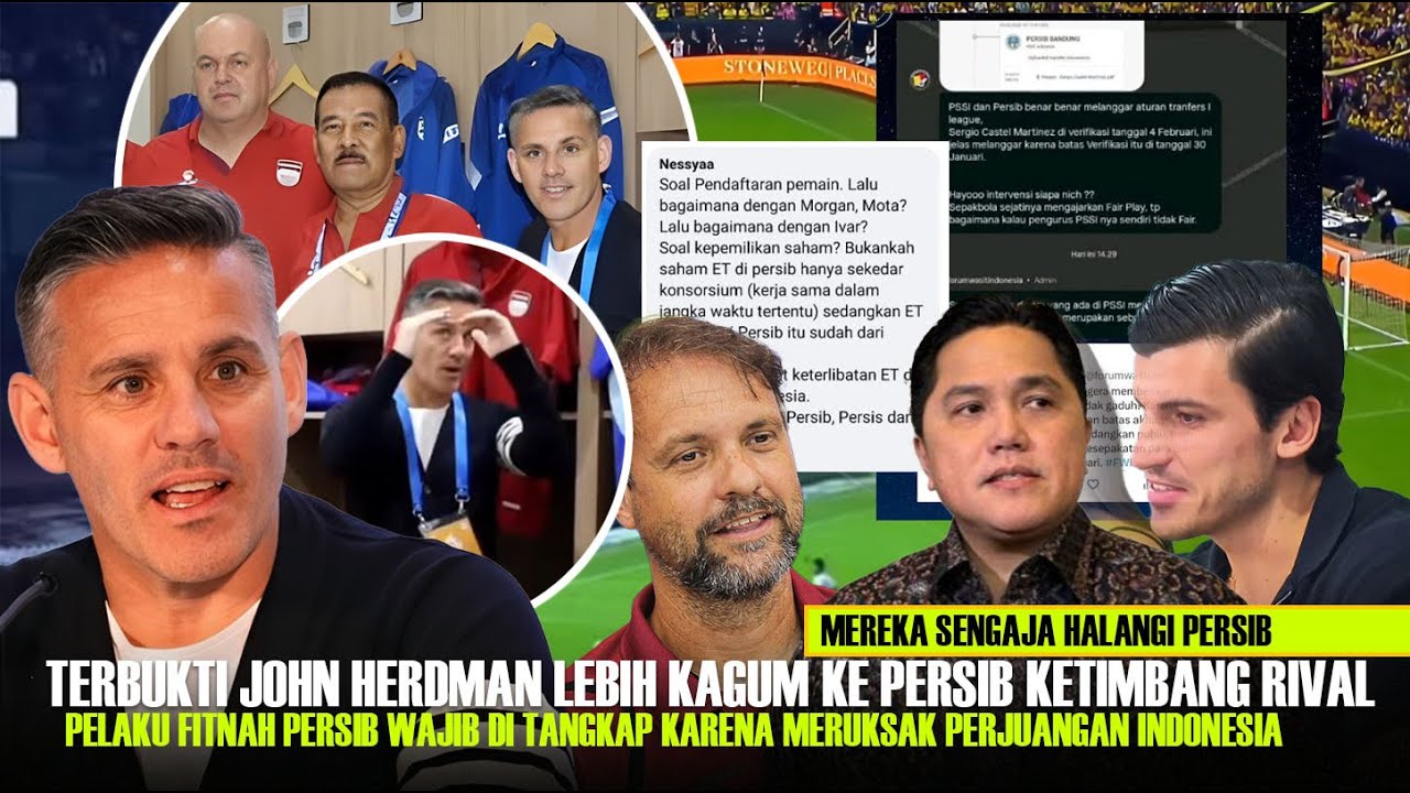 Akibat Tuding Castel Ilegal, Pelaku di Hukum Berat!! Jhon Herdman Sungkem Lihat Ruang Ganti Persib