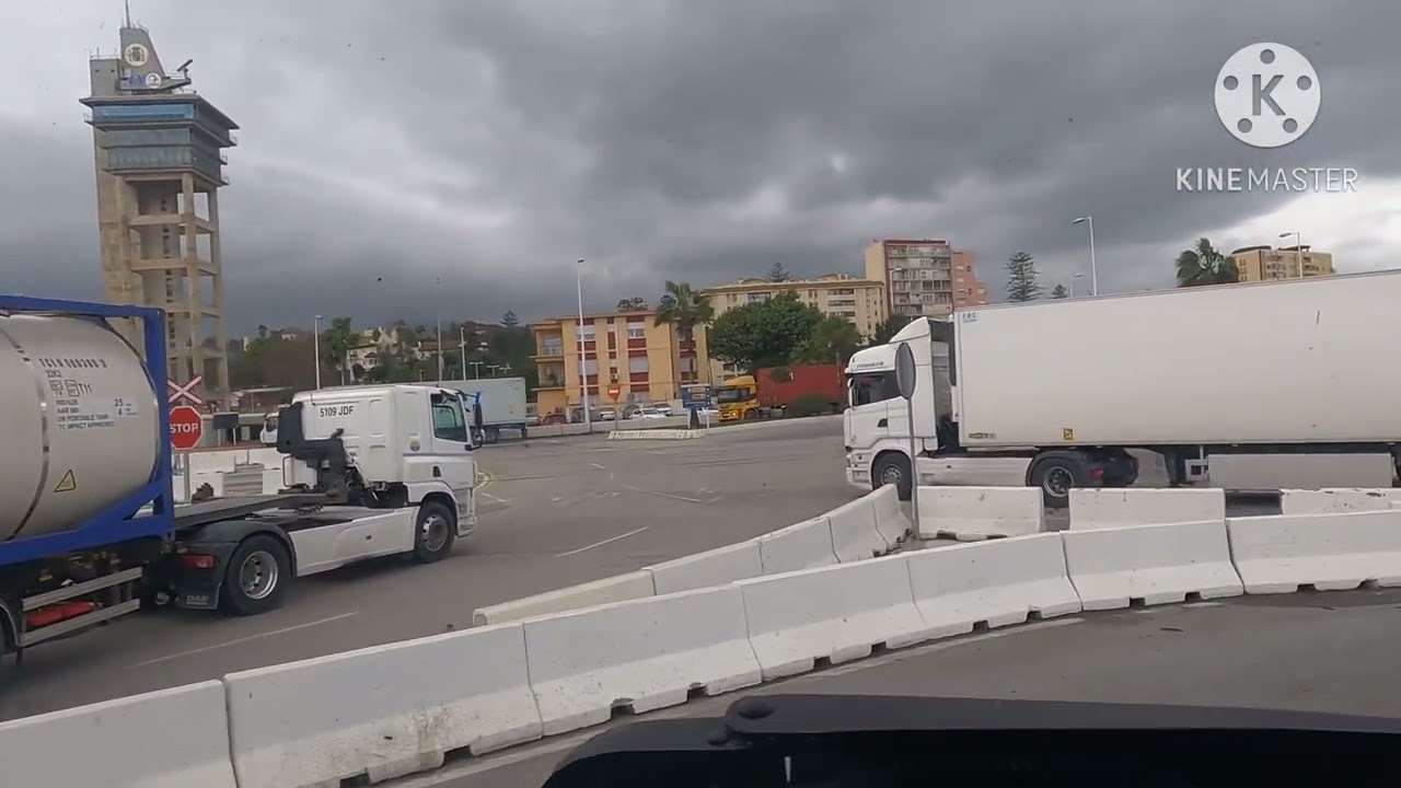الوصول الى ميناء الجزيرة الخضراء 🚛🇪🇸🇲🇦