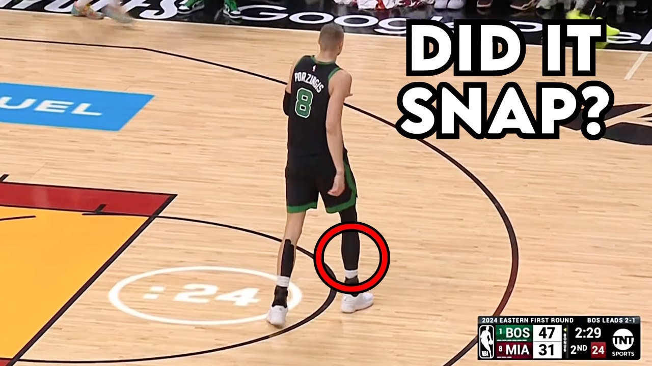 Kristaps Porzingis Limps Off with Non Contact Leg Injury - Doctor Explains
