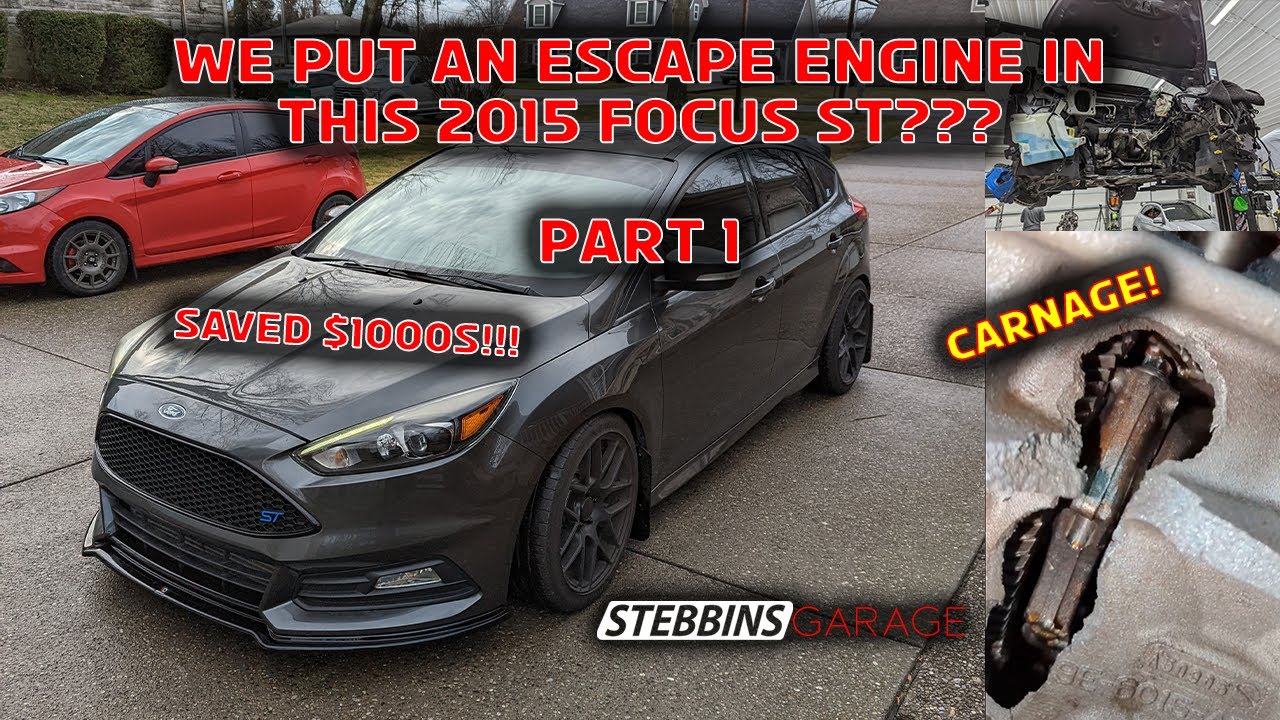 Мы установили спасательный механизм на этот взорванный Focus ST и спасли тысячи! Часть 1