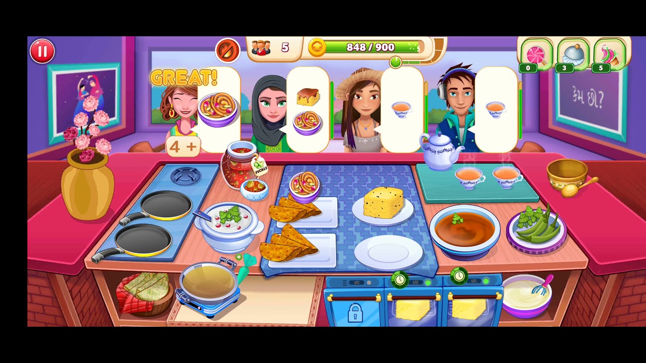 Indian Cooking Star/ Cooking Game/Chef Master # Thepla-Khaman - Level 56 to 60