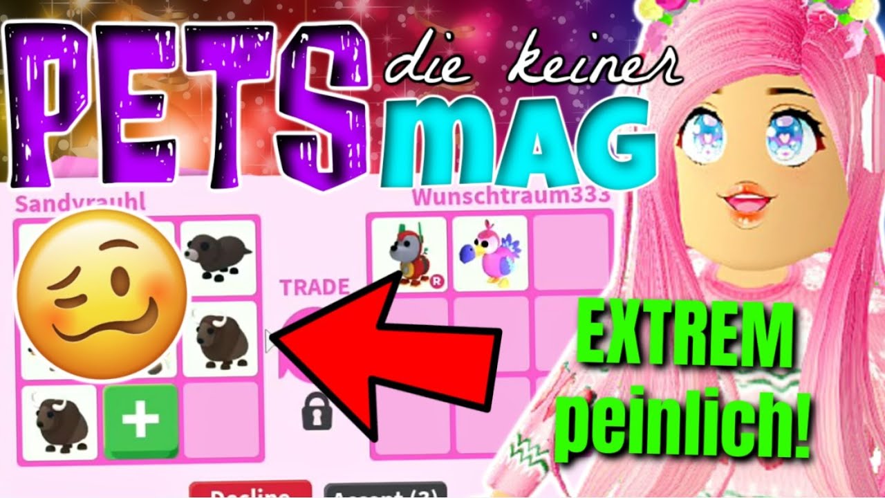 Ich TRADE nur PETS die KEINER MAG 🥴👎🏼 (EXTREM peinlich 🥵) Roblox Adopt Me! [DEUTSCH]