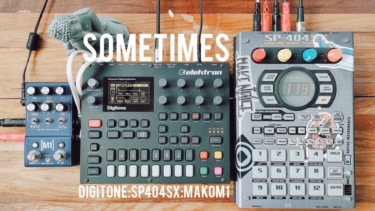 Sometimes - Elektron Digitone | SP404 SX | Mako M1 | Ambient Live Polyrhythmic Synthesizer Lo-Fi Jam