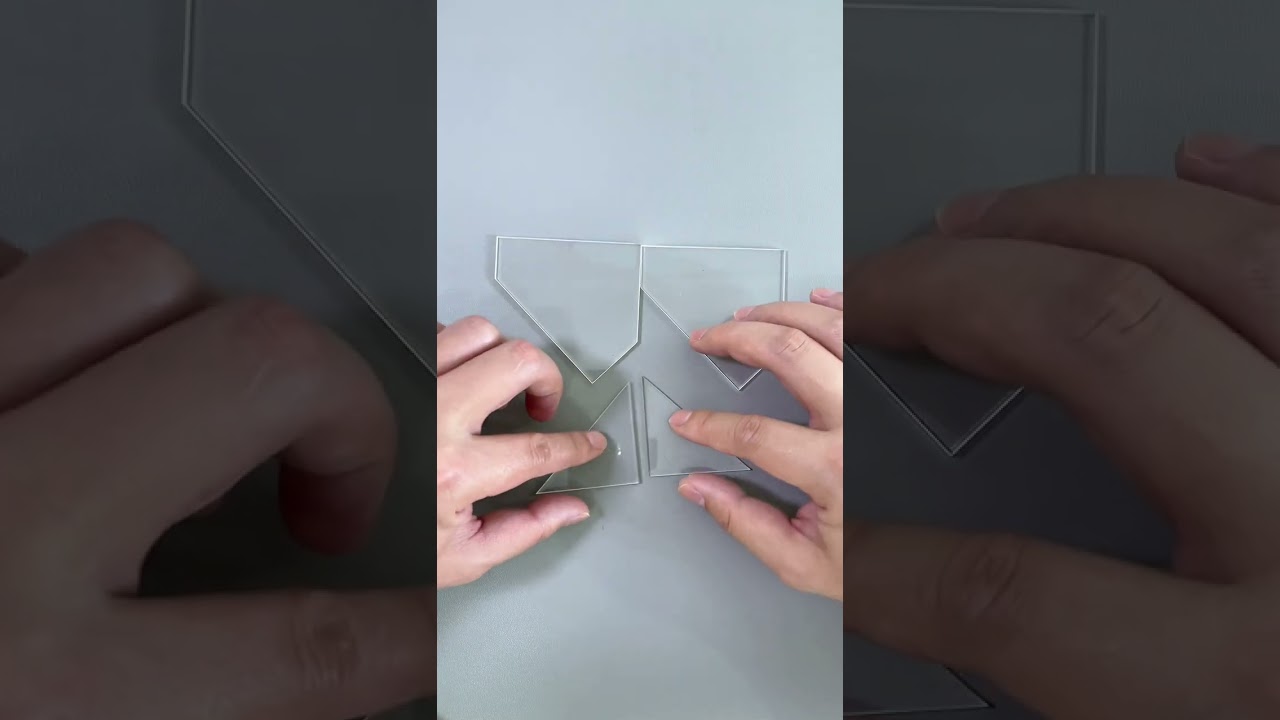Can you build a rectangle with four pieces?#Puzzles #IQ #iqtest