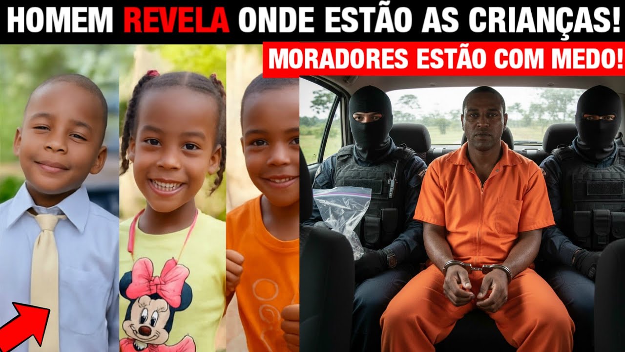 URGENTE! HOMEM ACABA DE SER PRESO E RELEVA ONDE ESTÃO AS CRIANÇAS E O INESPERADO ACONTECE