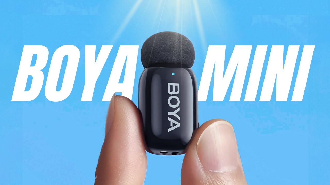 Conheça o Microfone SEM FIO Mais LEVE do Mundo! BOYA MINI