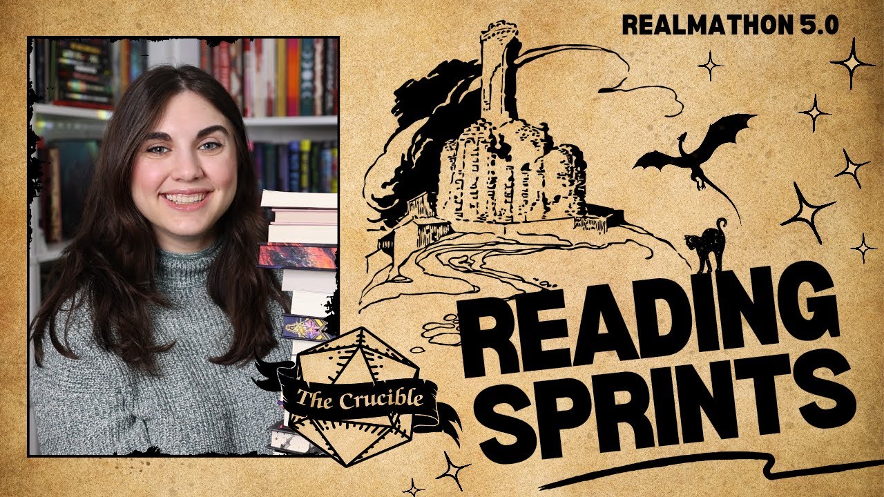 read with me for realmathon!! 🐈&zwj;⬛ readathon reading sprints