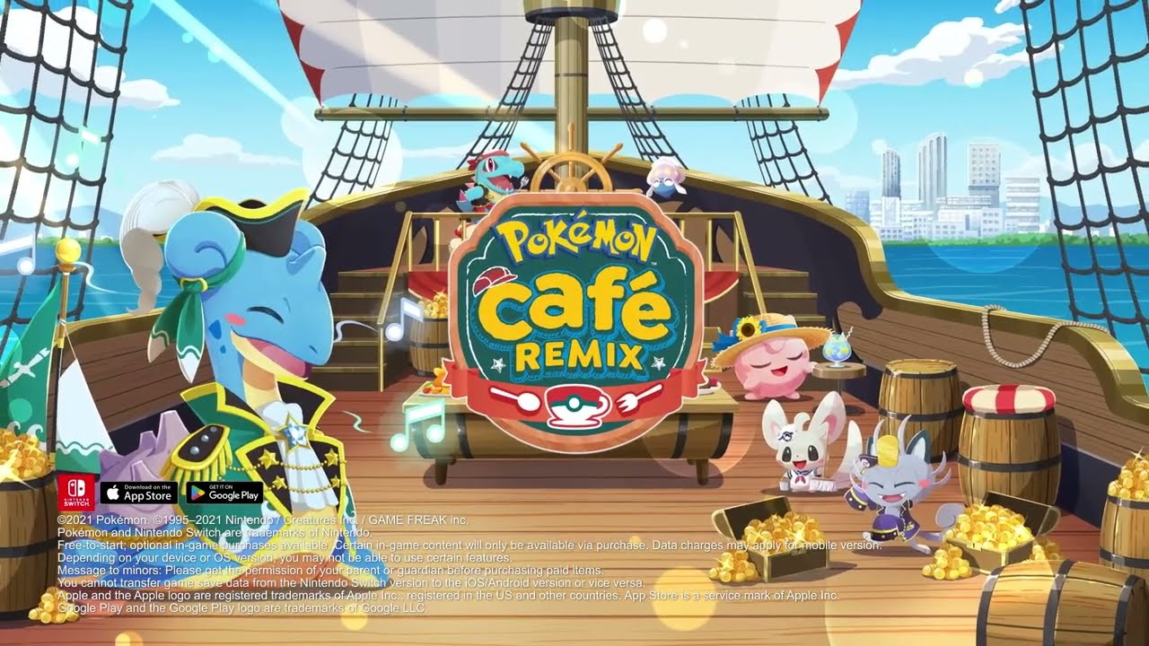 Pok&eacute;mon Caf&eacute; ReMix | Set Sail for the Sea 🌊