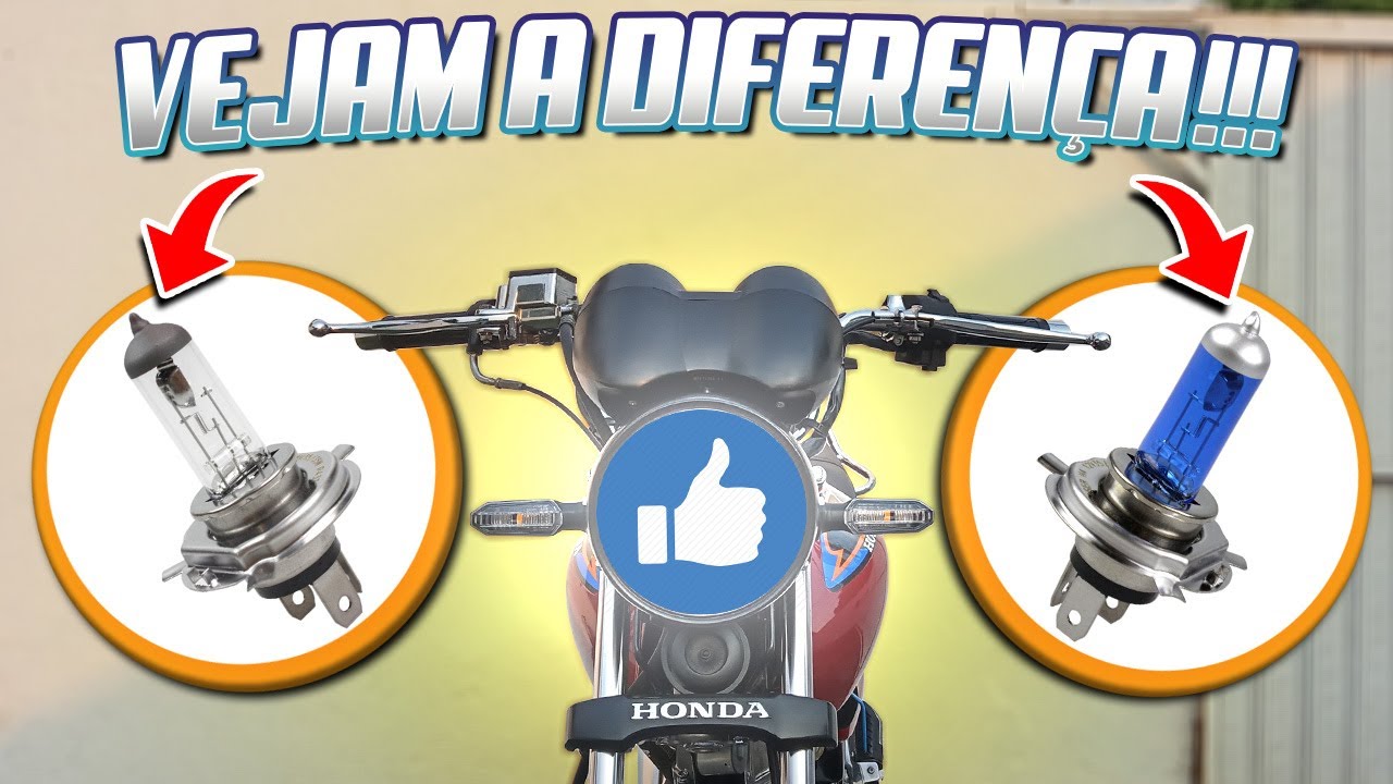 TESTE LAMPADA H4 ORIGINAL x H4 SUPER BRANCA QUAL A MELHOR PARA SUA MOTO ‹‹ Maycon Aragão ››