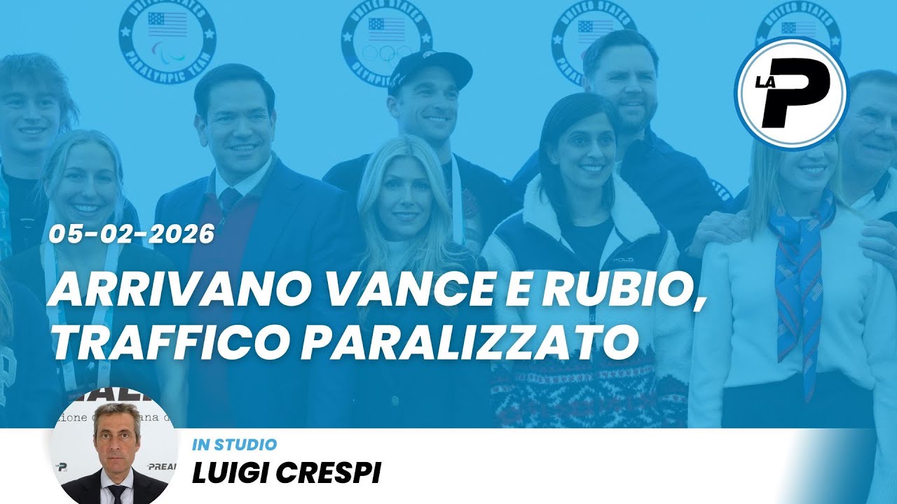TGPrealpina 05/02/2026 | Arrivano Vance e Rubio, traffico paralizzato