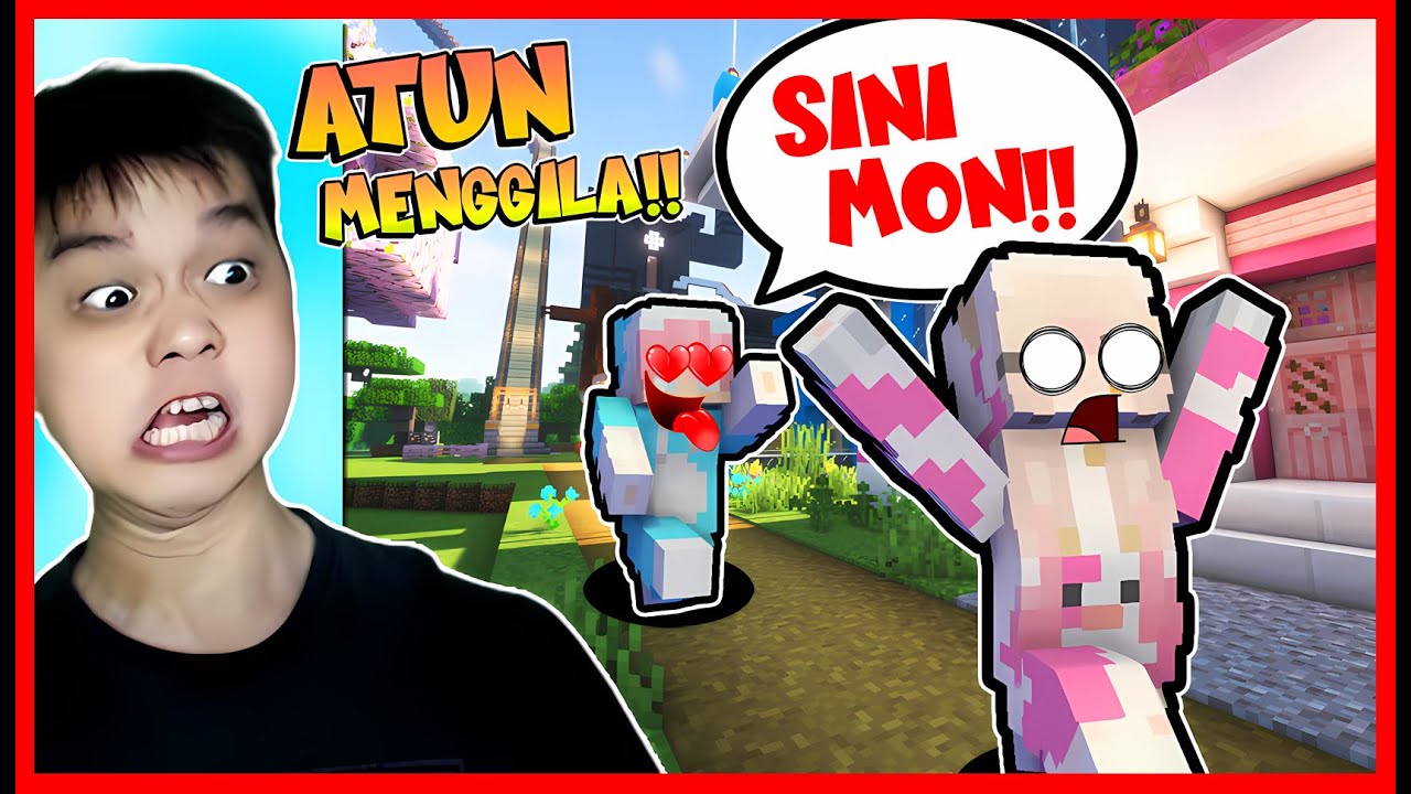 ATUN SALAH MAKAN OBAT DAN JATUH CINTA PADA MOMON !! Feat @MOMON  Minecraft