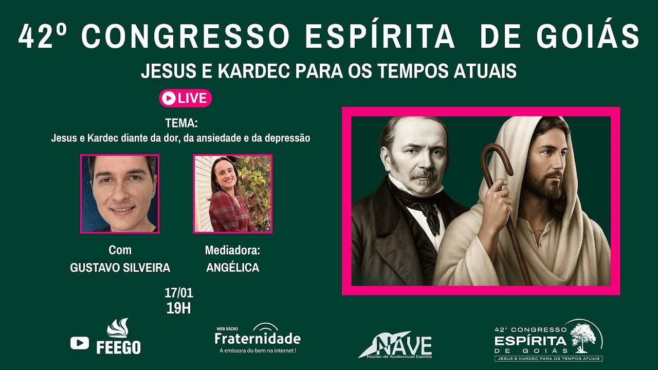 Jesus e Kardec diante da dor, da ansiedade e da depressão