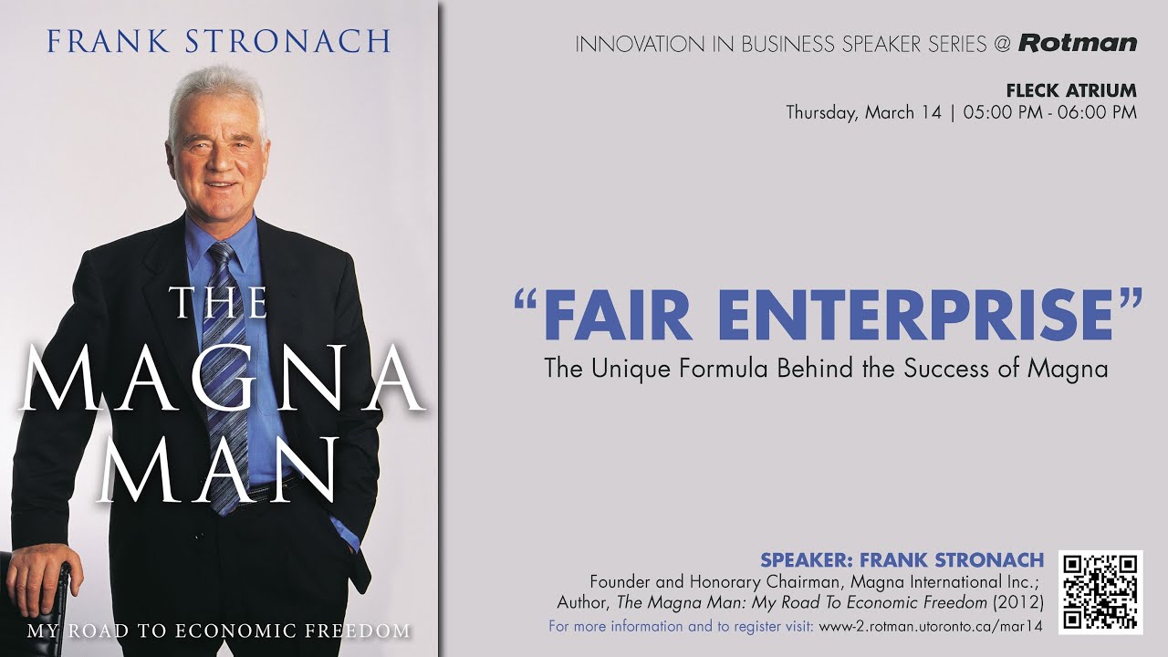 Magna's Unique Formula: Frank Stronach
