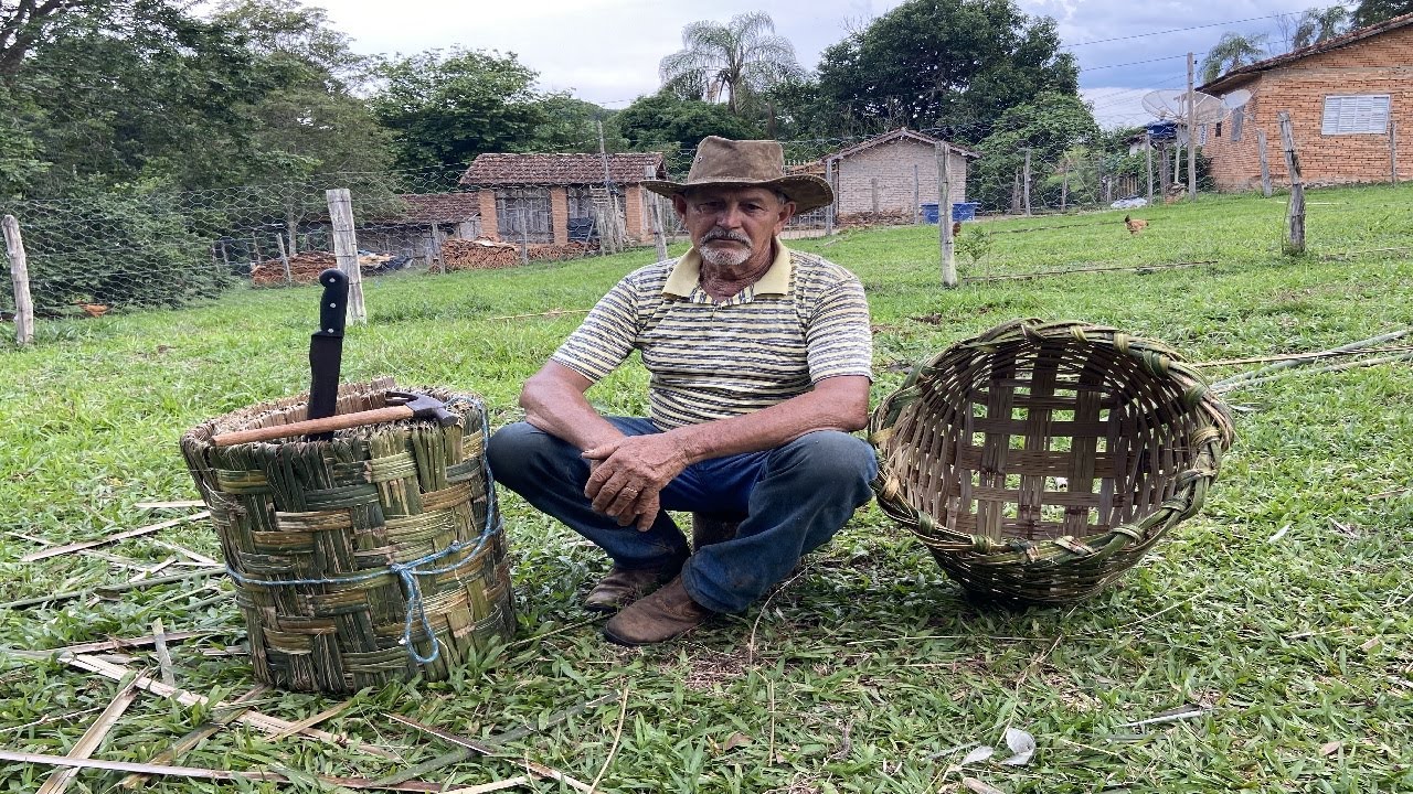 ESTEIRA DE CARRO DE BOI E JACÁ DE TAQUARA