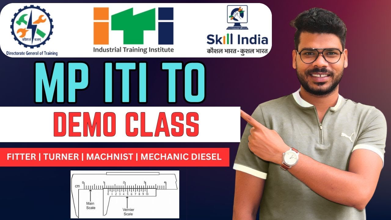 MP ITI Training Officer Demo Class-01 | Vernier Caliper Explained.
