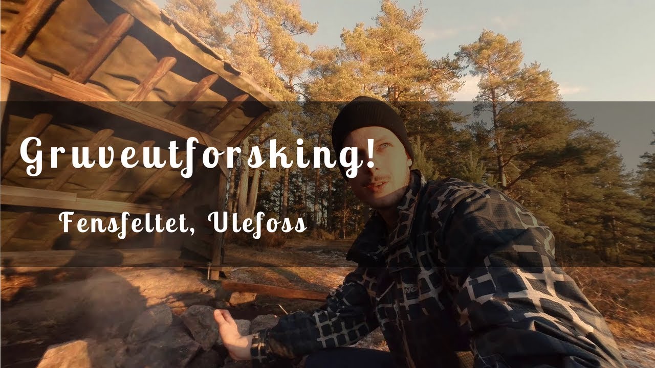 Gruveutforsking i Ulefoss! - Gruve&aring;sen og fensfeltet fra droneperspektiv!