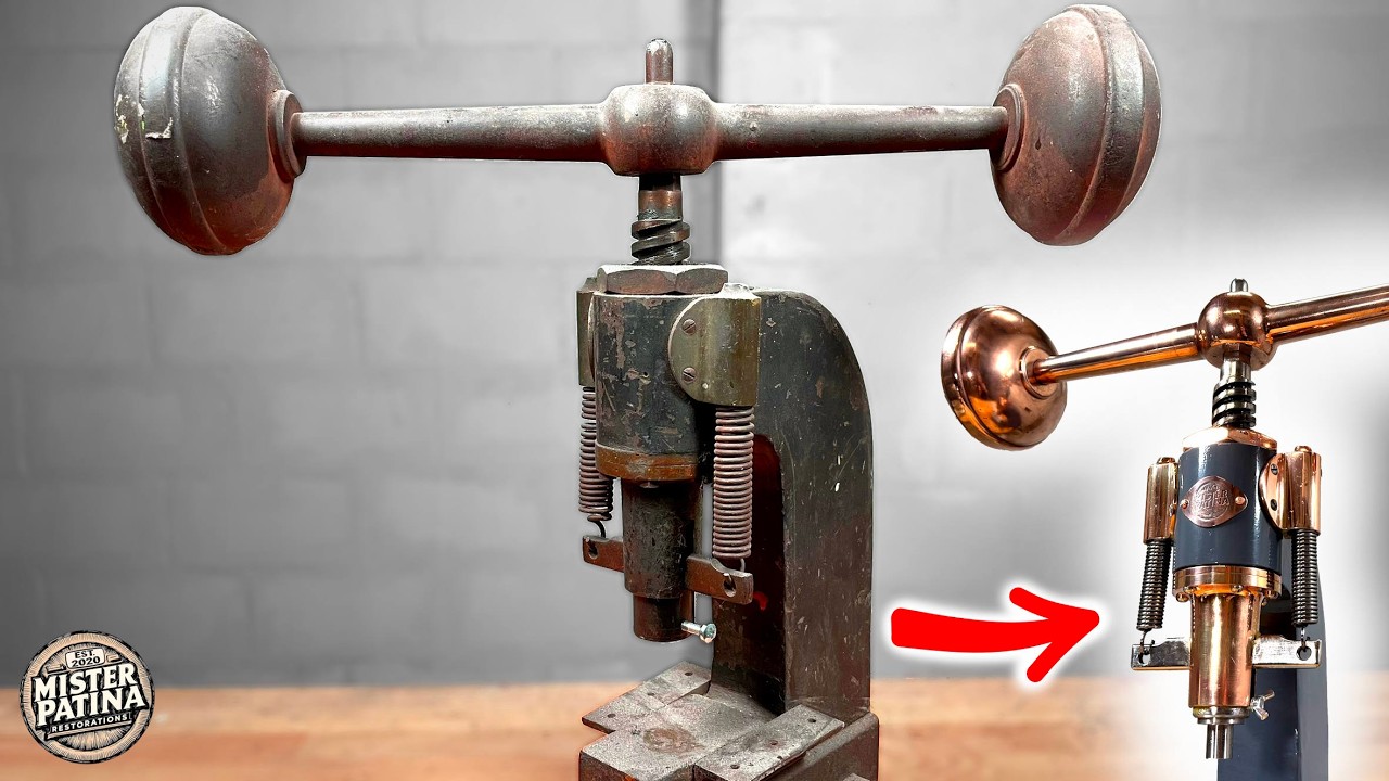 This Antique Press Was NOT Restored…It was Restomodded
