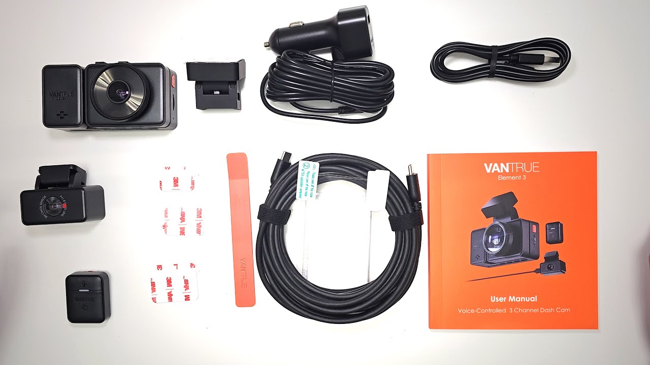 Dashcam Vantrue E3 | Cámara para coche con vigilancia cuando estés aparcado