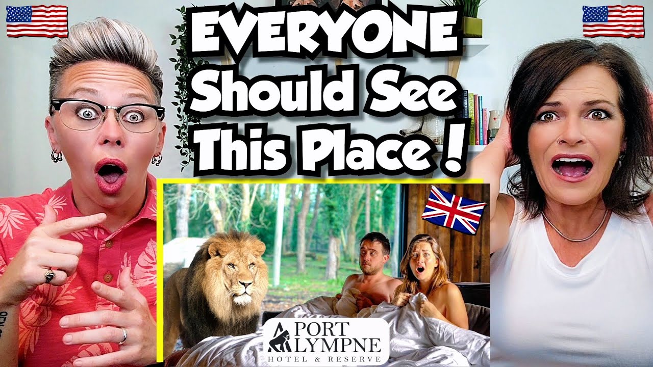 American Couple Reacts: England's: Port Lympne Wild Animal Reserve & Hotel! FIRST TIME REACTION! ❤️