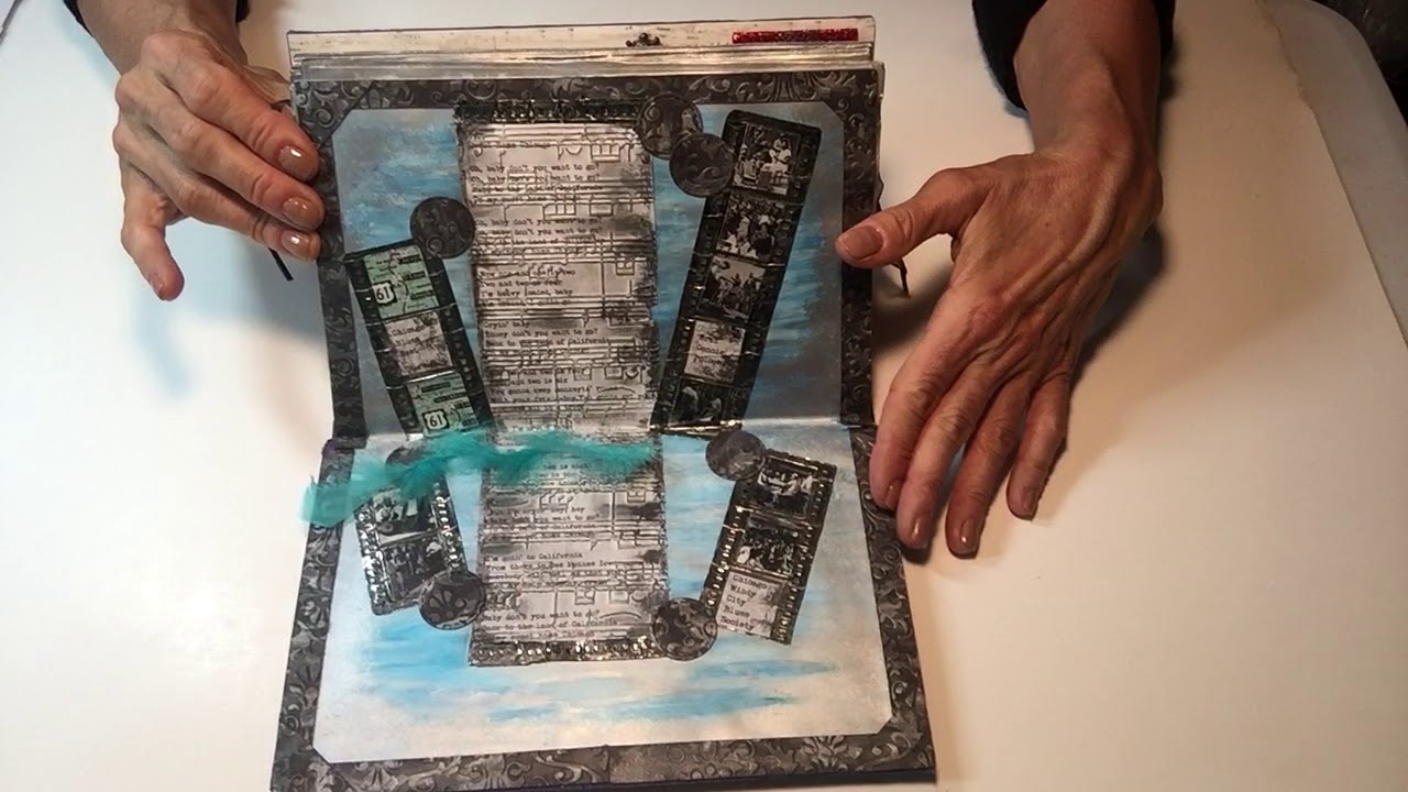 Lucky Mojo mixed media collage journal projects and creative inspiration/process