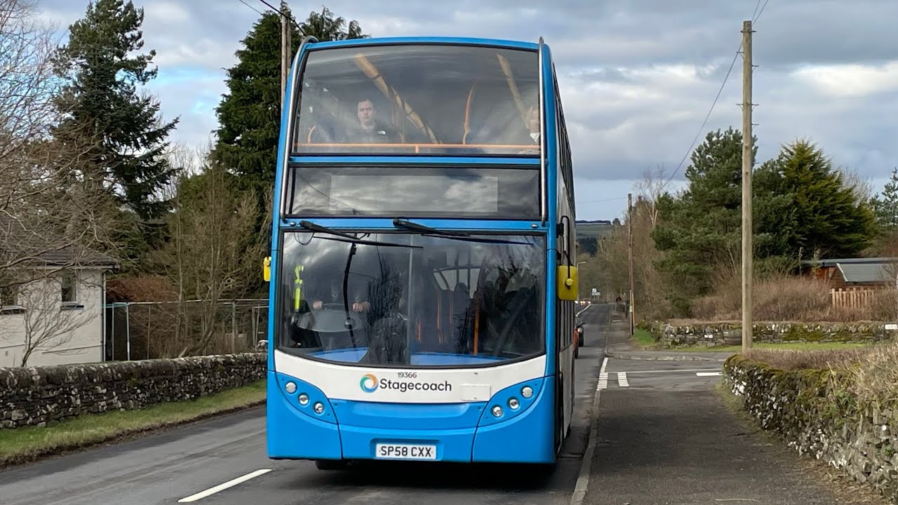 *Kickdown* Stagecoach in Perth Enviro 400 Trident 19366 (SP58 CXX) Service:15A