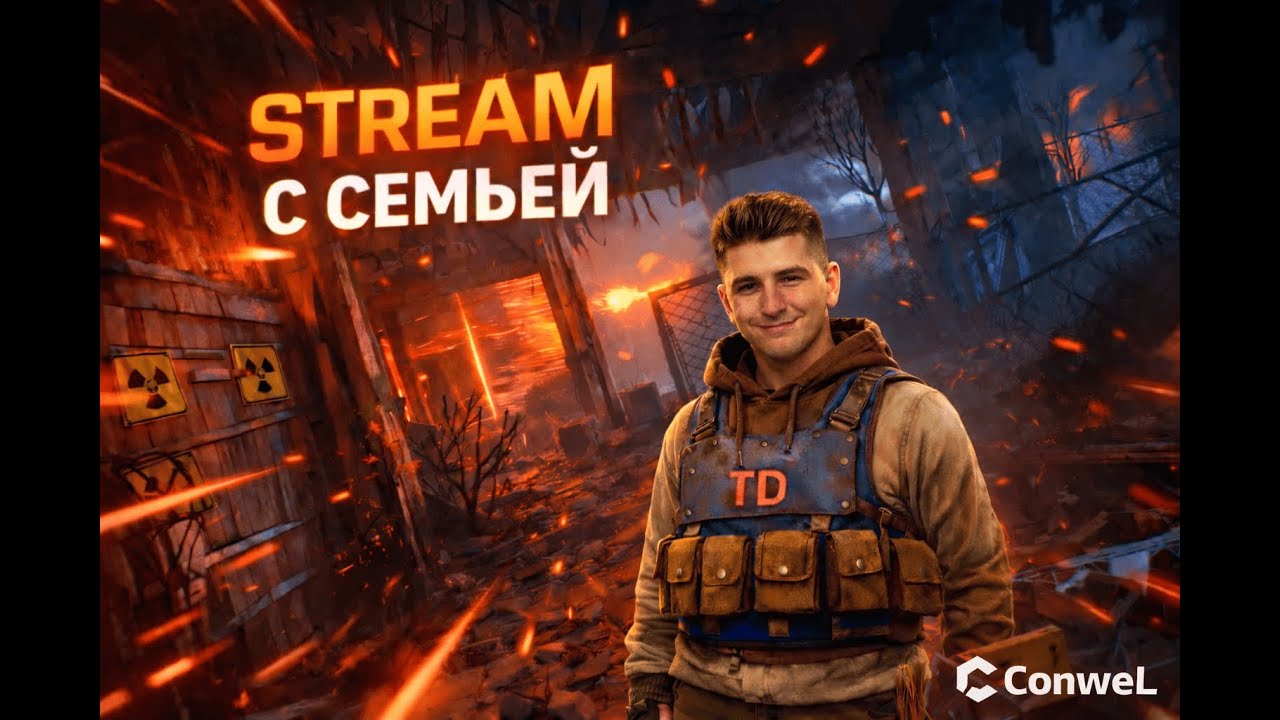 Выживание с СЕМЬЕЙ RUST | Раст