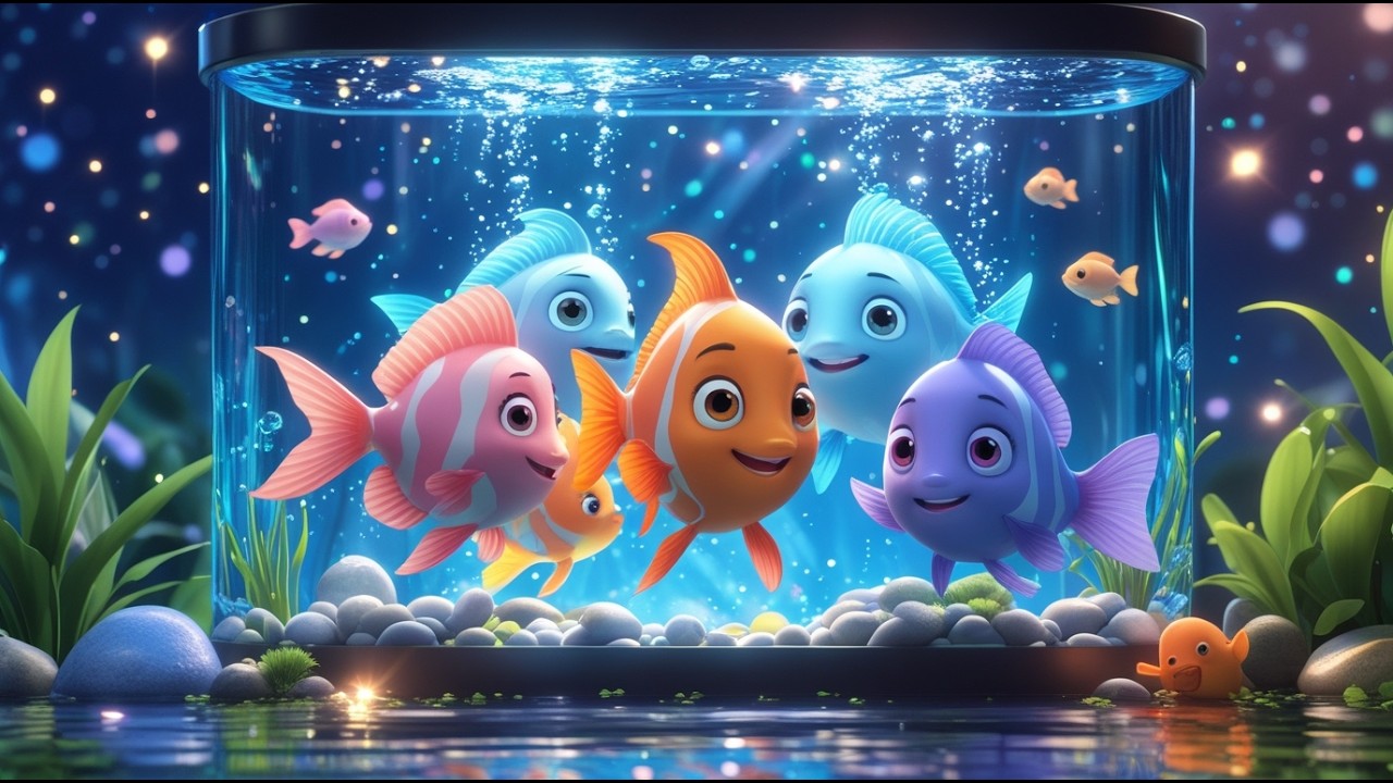 Magical Fish Friends Forever! 🐠🌈 | Glowing Aquarium Fairytale Ending (Disney Style)