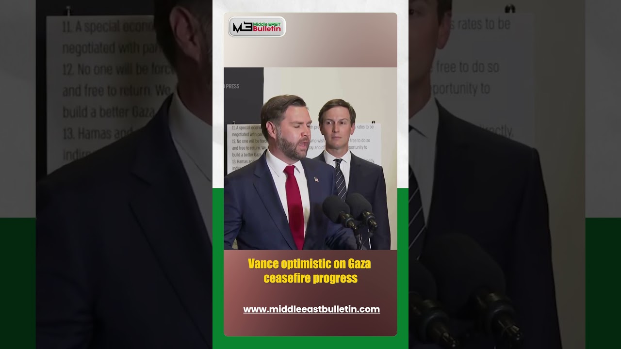 US Envoy Vance on Gaza Ceasefire | Diplomatic Hurdles & Hope for Lasting Middle East Peace