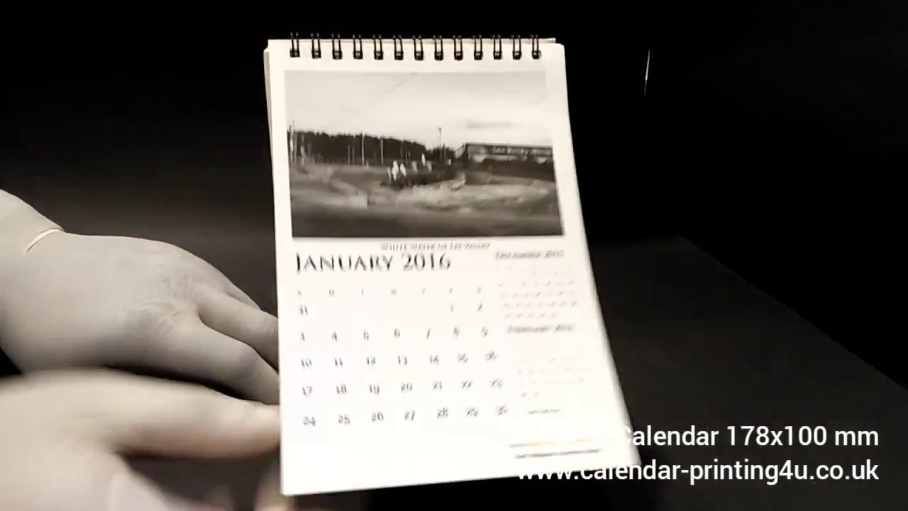 Desk Calendar for year 2019 by calendar-printing4u