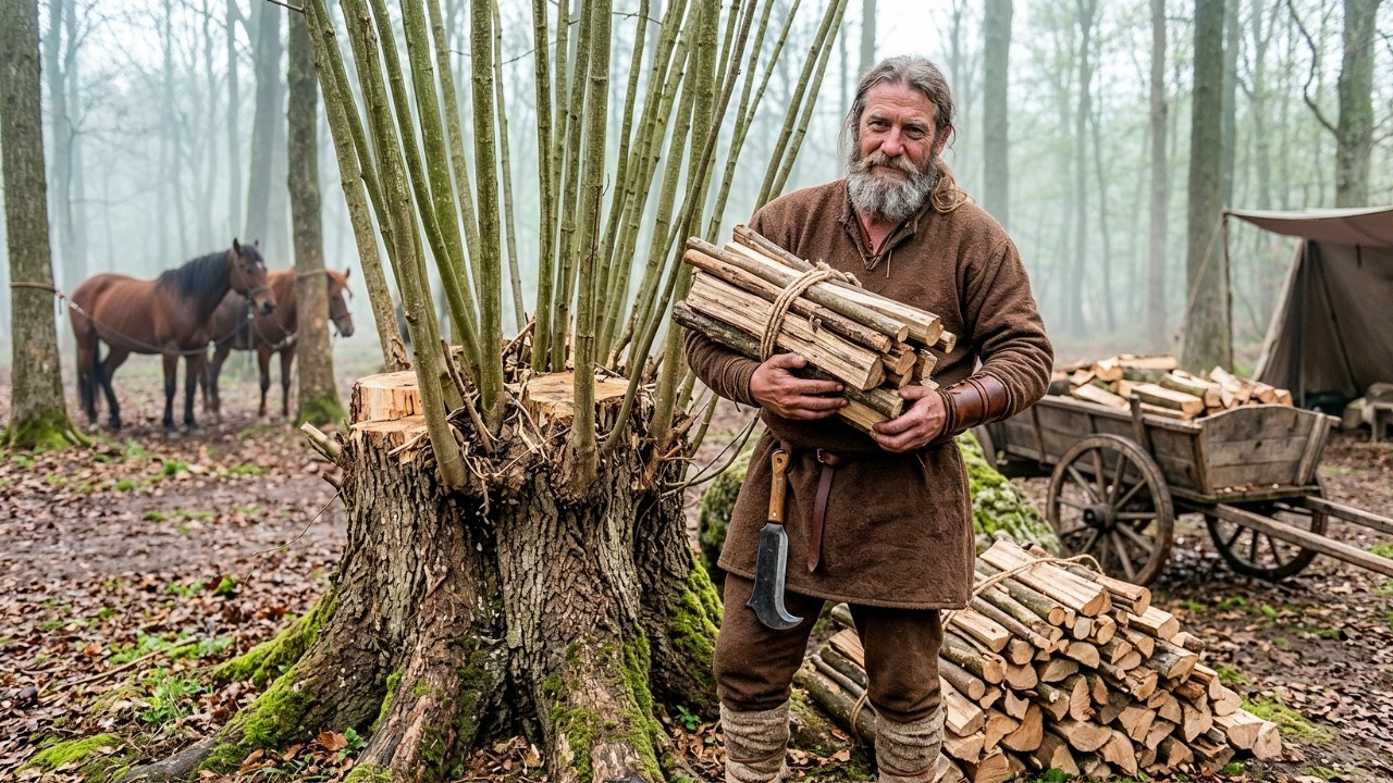 How Medieval Villages Cut Firewood for 500 Years Without Killing a Single Tree