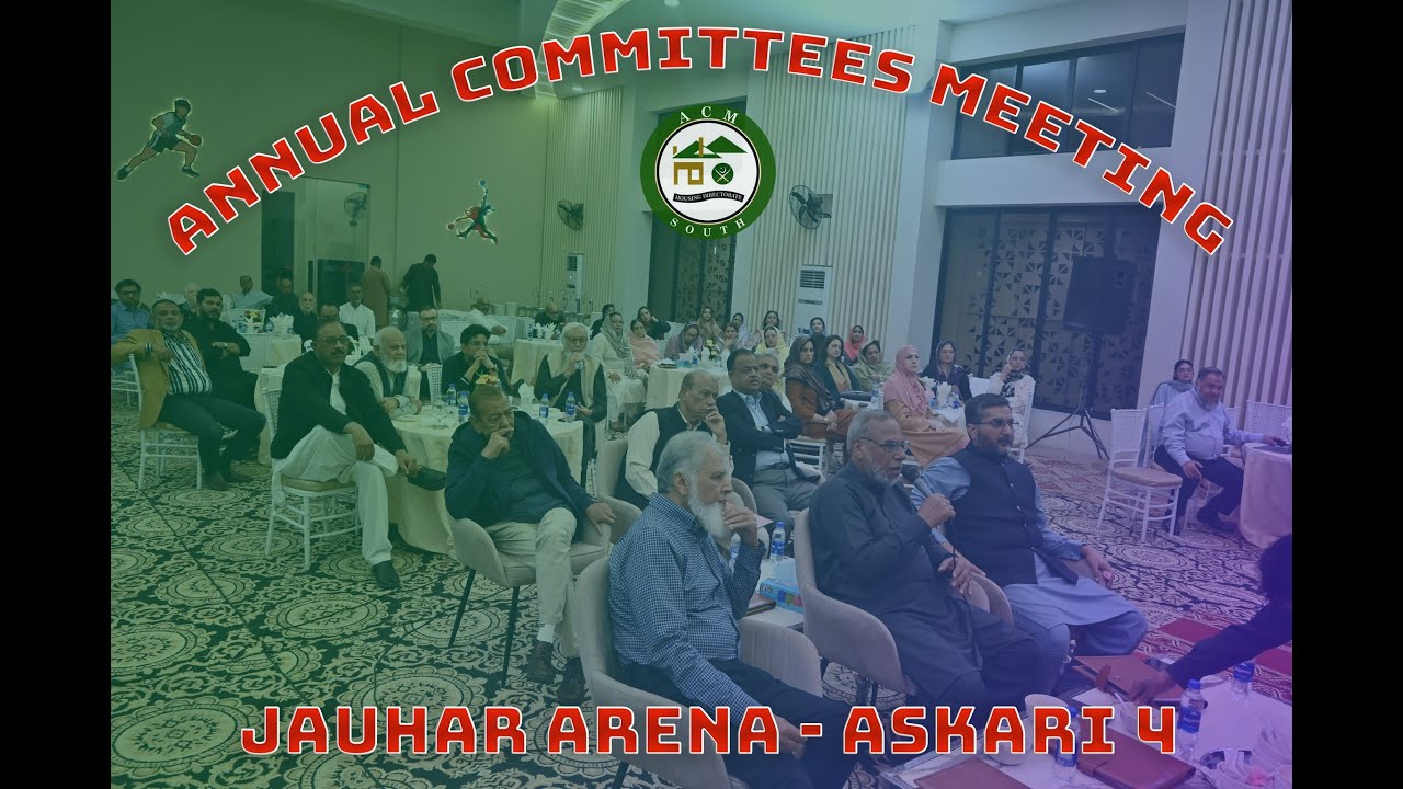 Annual Committees Meeting - Askari 4 Karachi