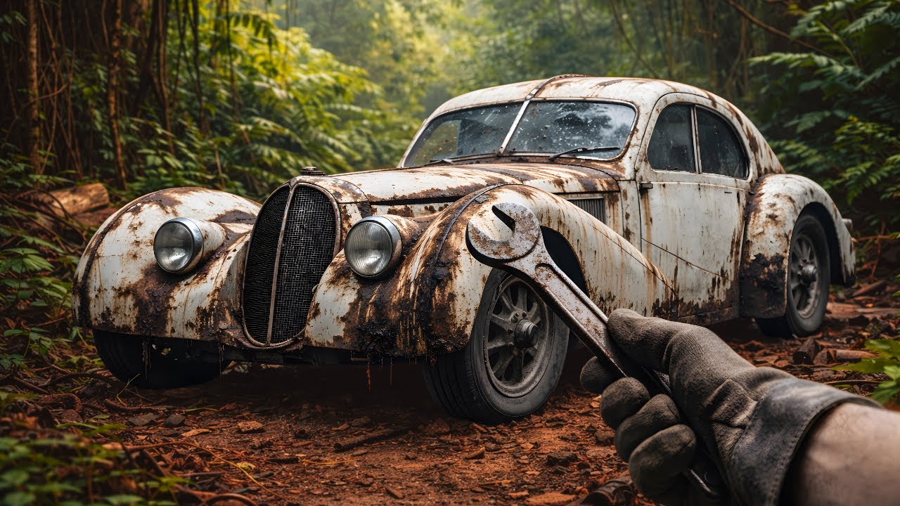 We Found a 1932 Bugatti Atlantic for $1000 and RESTORED It!