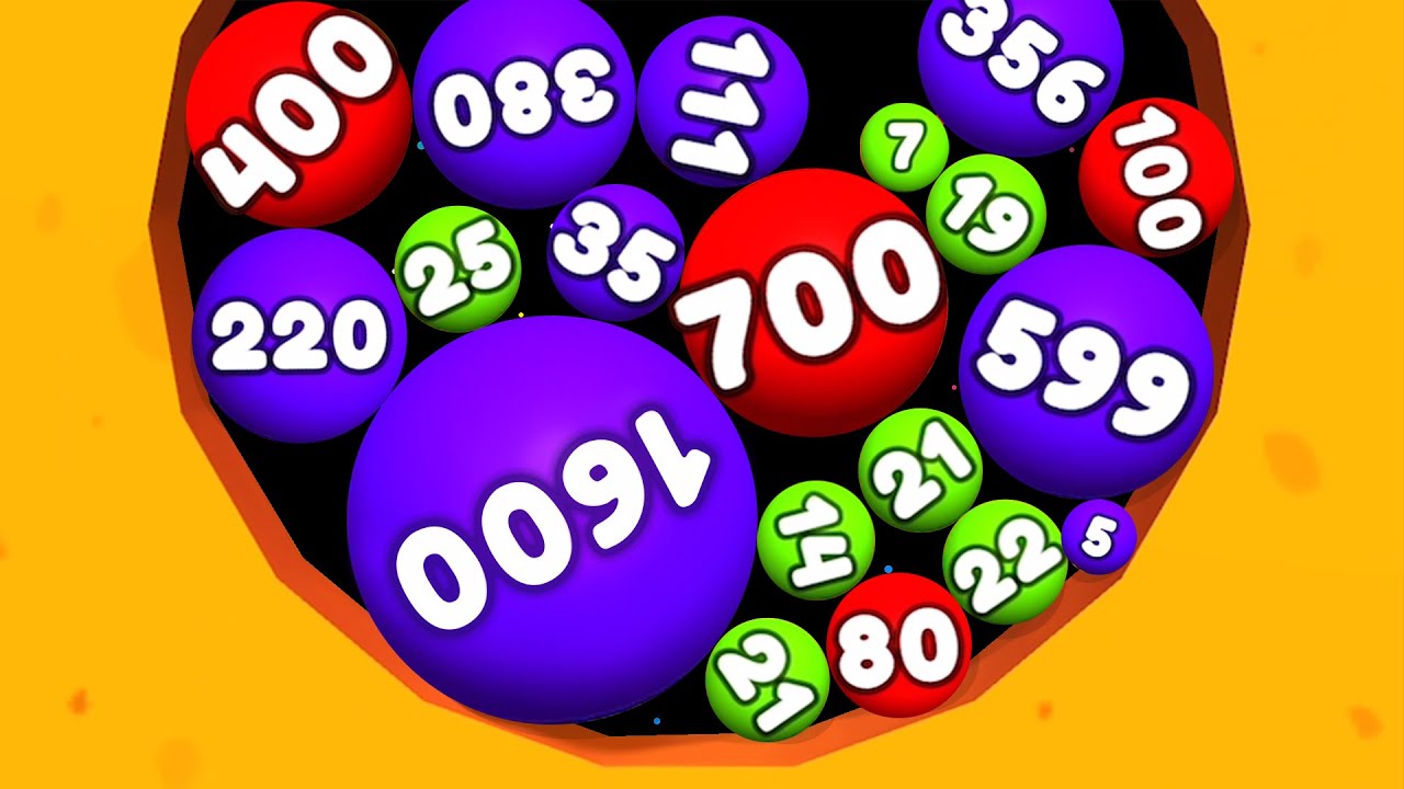 DIGS & BALLS - 2048 Песчаные шары (Игры Dig 2048)