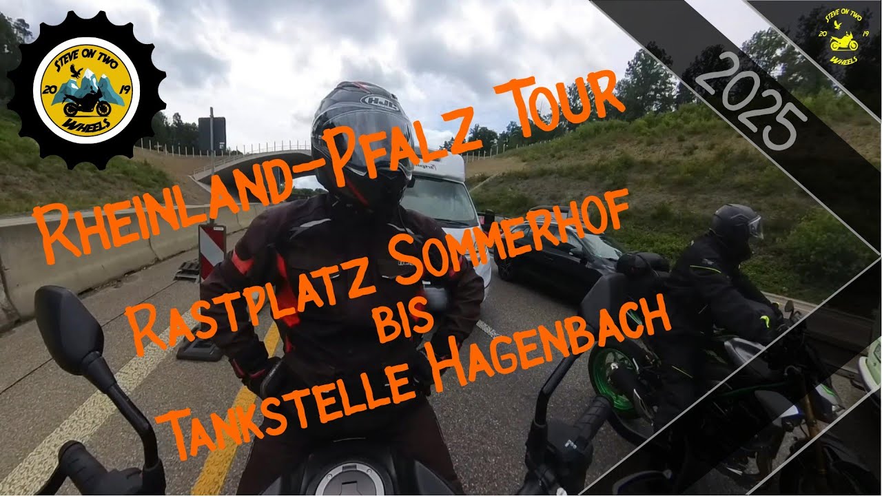 Rheinland-Pfalz und Saarland Tour Etappe 1, Folge 2 vom Rastplatz Sommerhof bis Tankstelle Hagenbach